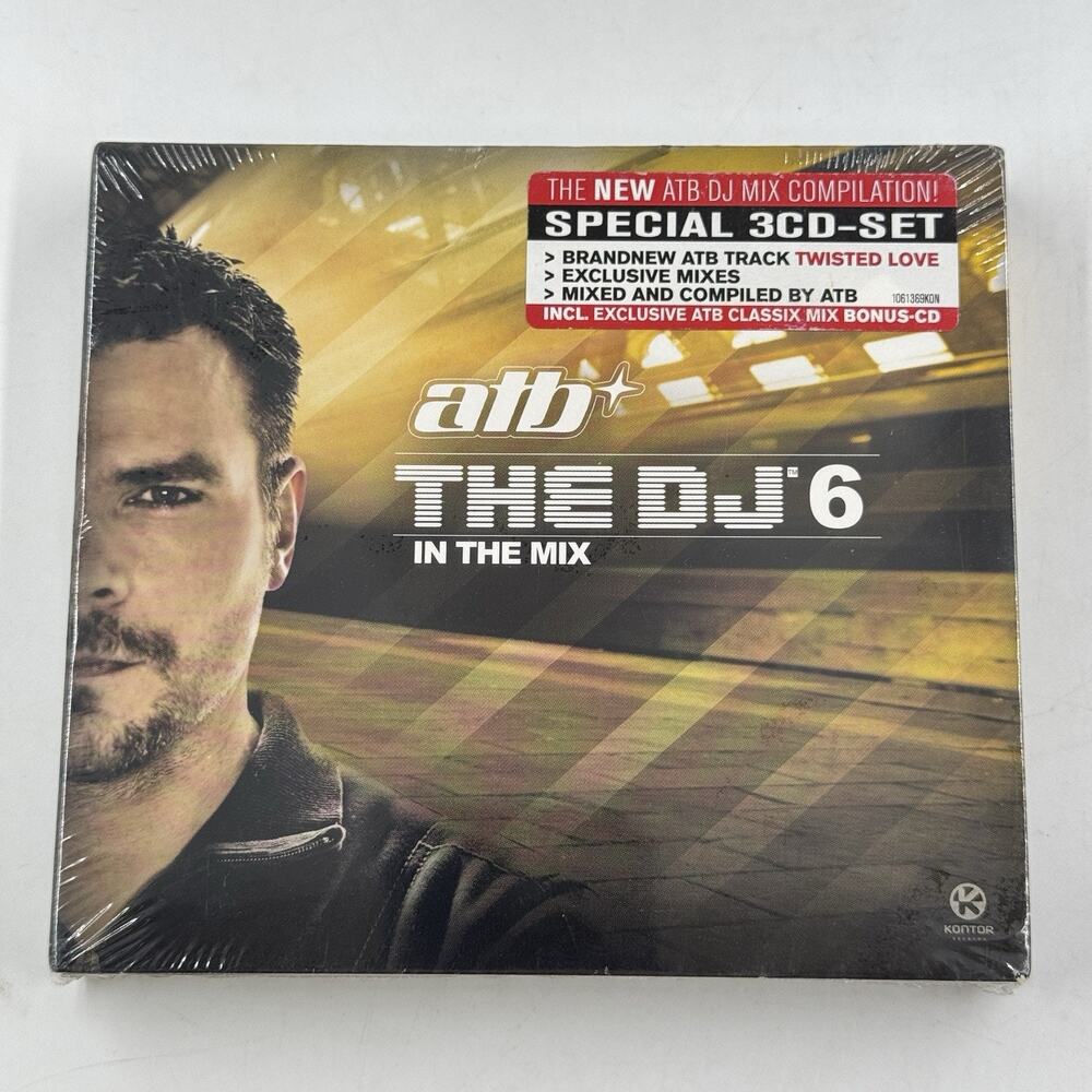DJ 6 IN THE MIX by Atb 2011 Kontor Records Triple CD ES1468 BRAND NEW Sealed